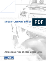 Specification Sheet: Airco Inverter Chiller Units