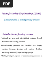 Manufacturing Engineering II (ch3)