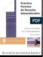 Practica Forense de Derecho Administrativo AreaI-Derecho Administrativo