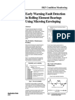 Early Warning Fault Detection in Rolling Element Bearings Using Microlog Enveloping