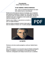 Biografia de Gabriel Garcia Marquez
