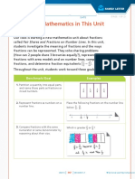 About The Mathematics in This Unit: Benchmark/Goal Examples