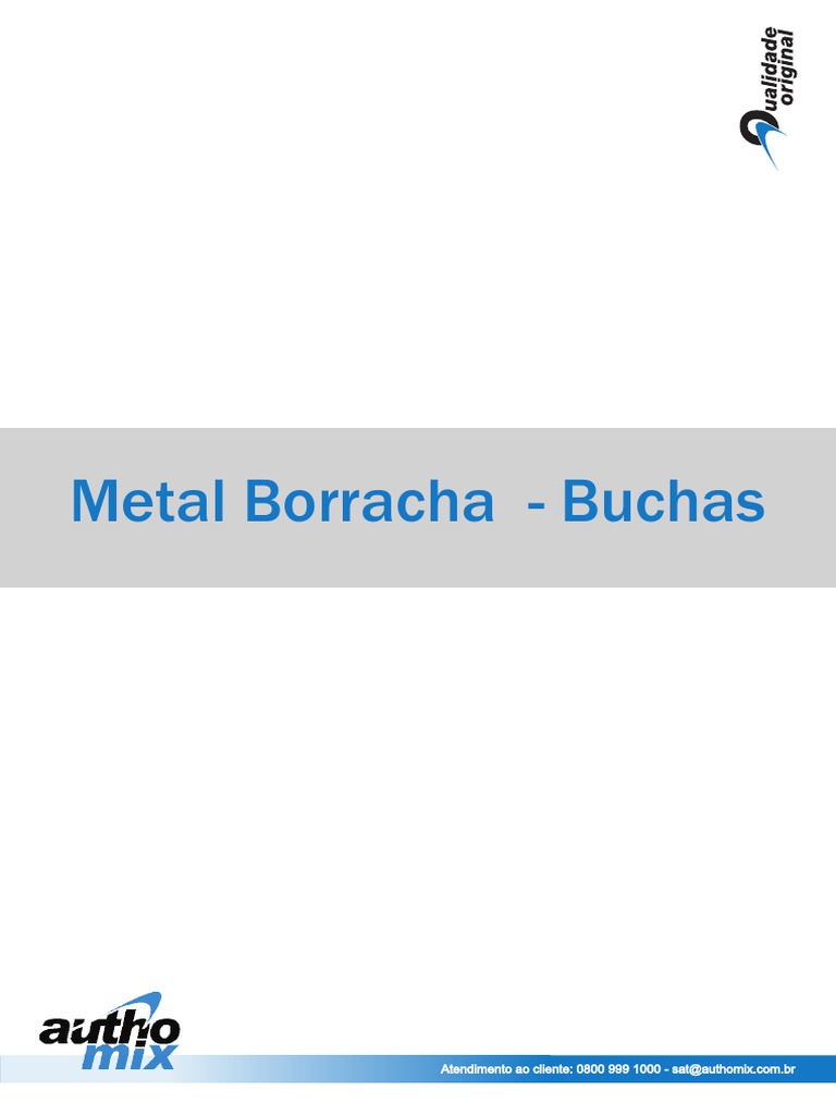 Catálogo Authomix Buchas | PDF | Sports Car Manufacturers