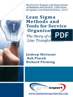 Lean Sigma Methods and Tools For Service Organizations: The Story of A Cruise Line Transformation