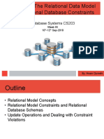 Chapter 5: The Relational Data Model and Relational Database Constraints