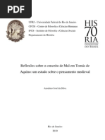 Reflexões sobre o conceito de Mal em Tomás de Aquino