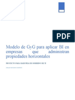 Modelo de Gyg para Aplicar Bi en Empresas Que Administran Propiedades Horizontales