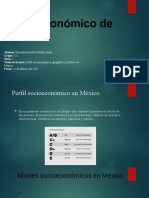 Perfil Socioeconómico, Geográfico y Político de México.