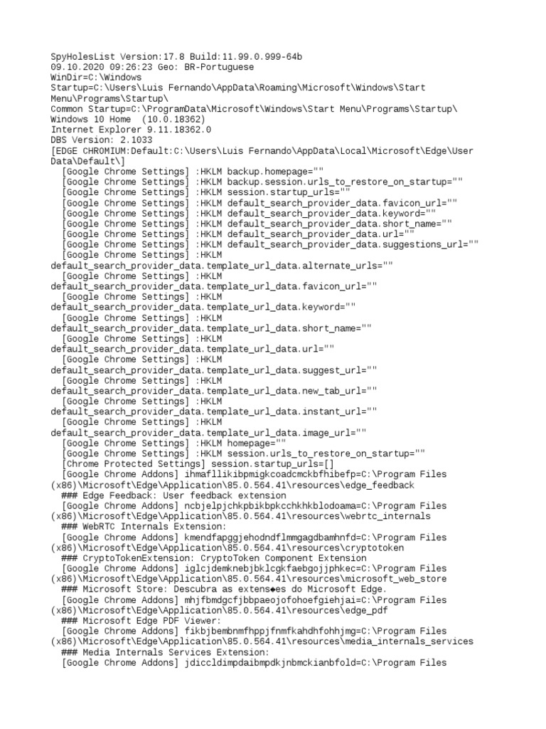 Regrunlog Windows Registry Internet Explorer
