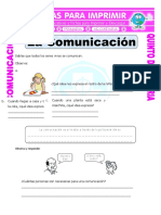 Ficha Formas de Comunicacion para Quinto de Primaria