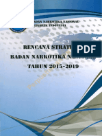 Rencana Strategis Badan Narkotika Nasional Tahun 2015-2019 2
