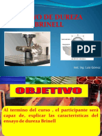 Ensayo de dureza Brinell: Características y procedimiento