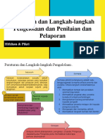 Peraturan Dan Langkah-Langkah Pengelolaan Dan Penilaian Dan Pelaporan