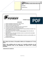 2ª Fase Fuvest DIA 2 (Matérias Medicina Pinheiros 2011-2020)