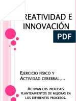 Presentación General, Creatividad e Innovación
