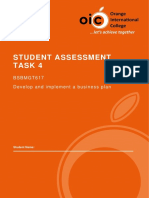 BSBMGT617 Student Assessment Task 4