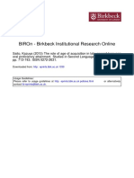 Birkbeck Institutional Research Online