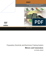 Motors and Generators: Preparatory Electricity and Electronics Training System