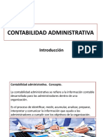 Contabilidad Administrativa Introducción y Tipos de Costos