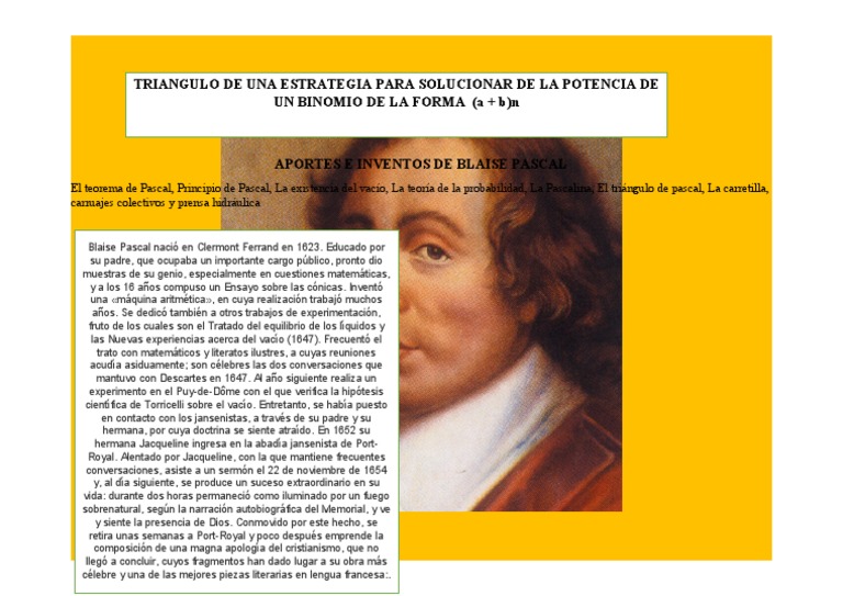 Image Result For Blaise Pascal Quin Fue Biografia Aportes E Inventos Lifeder