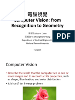 Computer Vision: From Recognition To Geometry