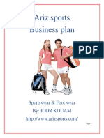 Ariz Sports - Business - Plan