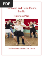 Ballroom and Latin Dance Studio - Business Plan