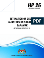 Estimation of Design Rainstorm in Sabah and Sarawak: HP 26 HP 26