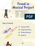 SG 5 - Fraud in Musical Project