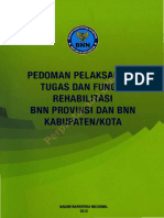 Pedoman Pelaksanaan Tugas Dan Fungsi Rehabilitasi BNN Provinsi Dan BNN Kabupaten Kota 2