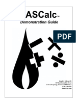 Gascalc: Demonstration Guide