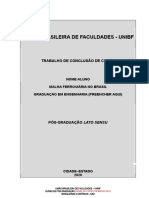 MALHA FERROVIÁRIA NO BRASIL