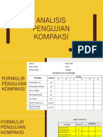 Analisis Pengujian Kompaksi