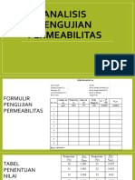 Analisis Pengujian Permeabilitas