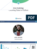 Cleaning Data in Python Live Session