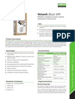 Vetonit Base WR: Weather Resistant Premix Cement Coating For Internal Use