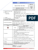 Chemical Product: Material Safety Data Sheet Msds No