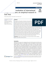 Service Quality Evaluation of International Freigh