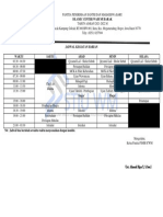 Jadwal Kegiatan Harian Peserta Penerimaan Mahasiswi Baru STIU