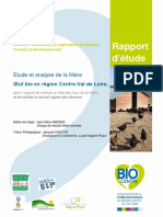 2015 LPABCD Jenty Etude Et Analyse Filiere Oeuf Bio Centre Val de Loire