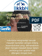 Pendewasaan Usia Perkawinan