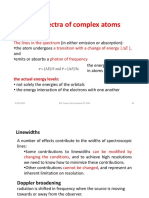 The Spectra of Complex Atoms: General Idea