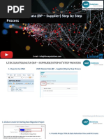 LTMC Master Data (BP - Supplier) Step by Step Process