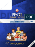 Mathematics G9: Quarter 2