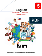 English 5 Quarter 2 Module 7