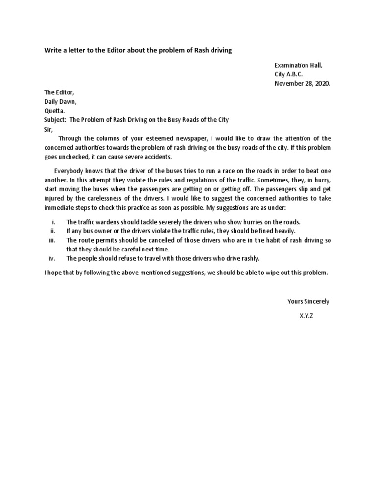 Addressing Rash Driving in City Roads | PDF