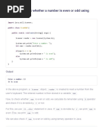 Java Program to Check Whether a Number is Even or Odd [if-else & ternary]