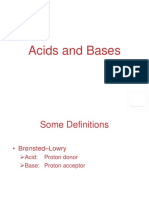 Acids and Bases