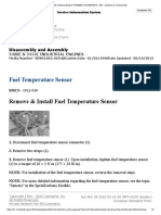 Remove & Install Fuel Temperature Sensor