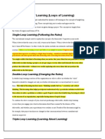 Different Kinds of Learning-Single Loop and Double Loop-Edited